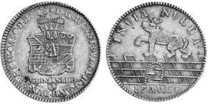 1/3 Thaler Anhalt-Köthen (1603 -1853) Argent Auguste-Louis d