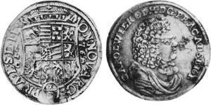 1/3 Thaler Anhalt-Zerbst  (1544 - 1796) Argent Charles-Guillaume d