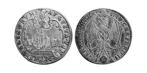 1/3 Thaler Augusta (Germania) (1276 - 1803) Argento Ferdinando II d