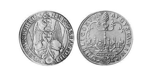 1/3 Thaler Imperial City of Augsburg (1276 - 1803) Silver Ferdinand II, Holy Roman Emperor  (1578 -1637)