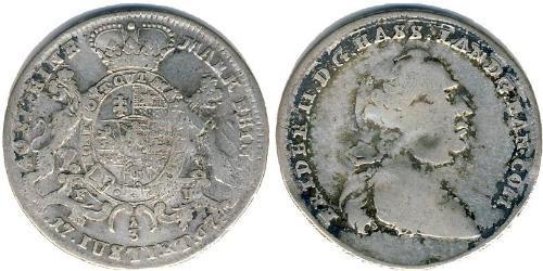 1/3 Thaler Landgraviate of Hesse-Kassel (1567 - 1806) Silver 