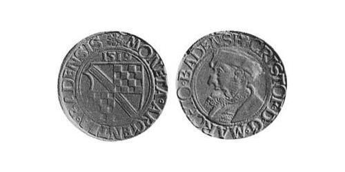 1/3 Thaler Margraviate of Baden (1112 - 1803) 銀 