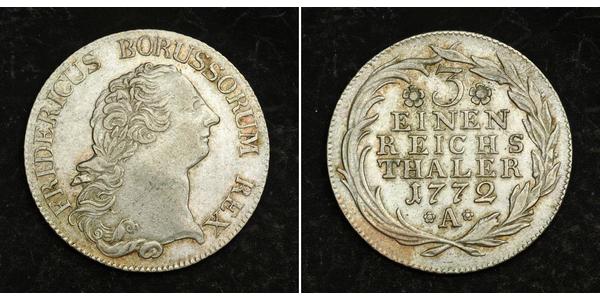 1/3 Thaler 德国 銀 