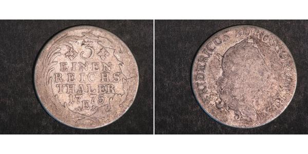 1/3 Thaler 德国 銀 