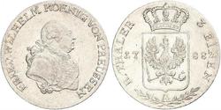 1/3 Thaler 普魯士王國 (1701 - 1918) 銀 腓特烈·威廉二世