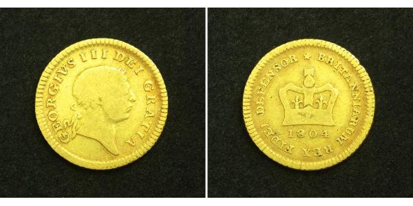 1/3 Гинея Соединённое королевство Великобритании и Ирландии (1801-1922) Золото Георг III (1738-1820)