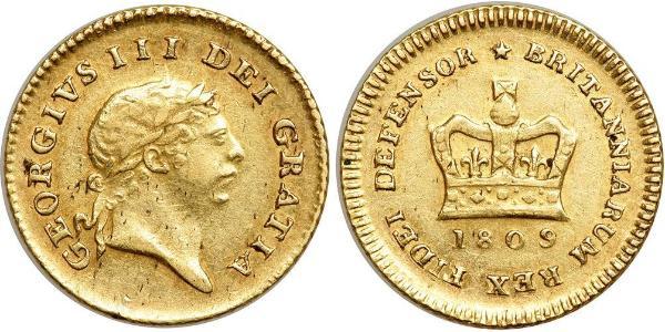 1/3 Гинея Соединённое королевство Великобритании и Ирландии (1801-1922) Золото Георг III (1738-1820)