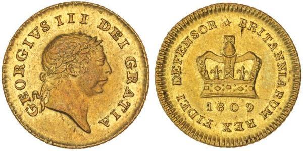 1/3 Гинея Соединённое королевство Великобритании и Ирландии (1801-1922) Золото Георг III (1738-1820)