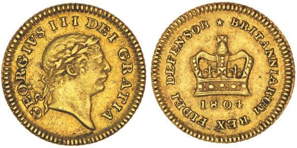 1/3 Гинея Соединённое королевство Великобритании и Ирландии (1801-1922) Золото Георг III (1738-1820)