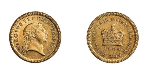 1/3 Гінея Сполучене королівство Великобританії та Ірландії (1801-1922) Золото Георг III (1738-1820)