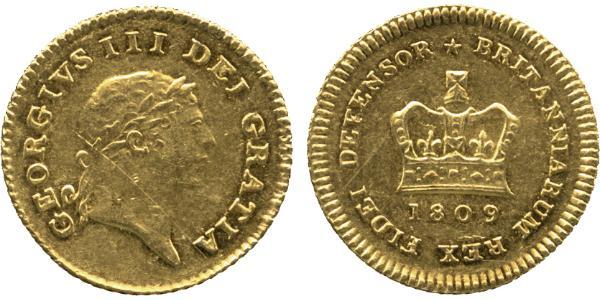 1/3 Гінея Сполучене королівство Великобританії та Ірландії (1801-1922) Золото Георг III (1738-1820)