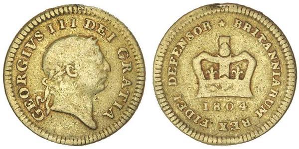 1/3 Гінея Сполучене королівство Великобританії та Ірландії (1801-1922) Золото Георг III (1738-1820)