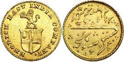 1/3 Мухр Британська Ост-Індська компанія (1757-1858) Золото 