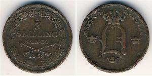 1/3 Скиллинг Suecia Cobre 