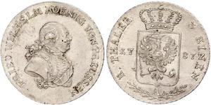 1/3 Талер Пруссия (королевство) (1701-1918) Серебро Фридрих Вильгельм II