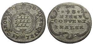 1/48 Thaler Alemania Vellón Plata 