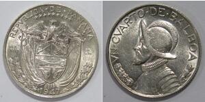 1/4 Balboa Panama Argent Vasco Núñez de Balboa (1475 – 1519)