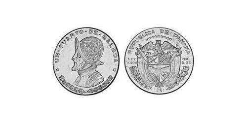 1/4 Balboa Panama Argent Vasco Núñez de Balboa (1475 – 1519)