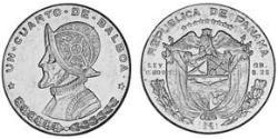 1/4 Balboa Panamá Argento Vasco Núñez de Balboa (1475 – 1519)