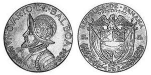 1/4 Balboa Republic of Panama Silver Vasco Núñez de Balboa (1475 – 1519)