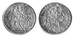 1/4 Carolin Elettorato di Baviera (1623 - 1806) Oro 