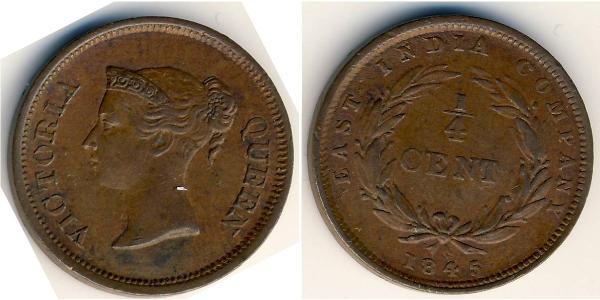 1/4 Cent Straits Settlements (1826 - 1946) Cobre 