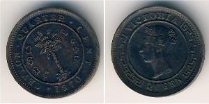 1/4 Cent Sri Lanka/Ceylon 銅 维多利亚 (英国君主)