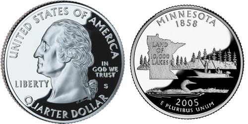 1/4 Dollar États-Unis d