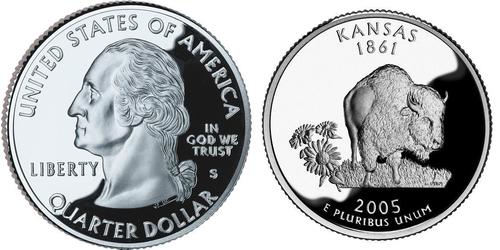 1/4 Dollar États-Unis d