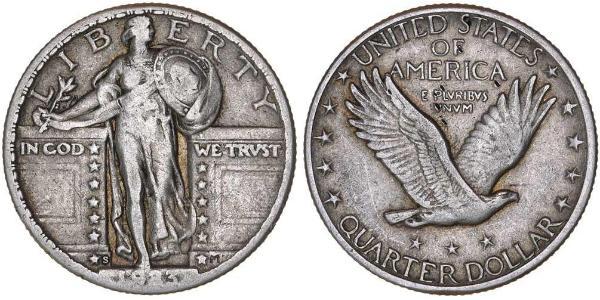 1/4 Dollar États-Unis d