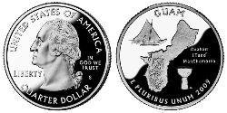 1/4 Dollar USA (1776 - ) Copper/Nickel 