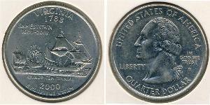 1/4 Dollar USA (1776 - ) Copper/Nickel George Washington