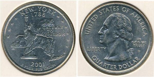 1/4 Dollar USA (1776 - ) Copper/Nickel George Washington