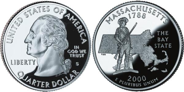 1/4 Dollar USA (1776 - ) Copper/Nickel 