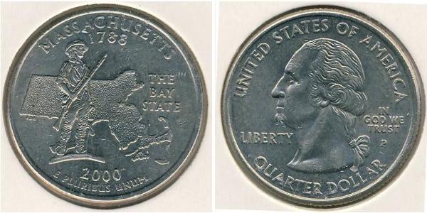 1/4 Dollar USA (1776 - ) Copper/Nickel 