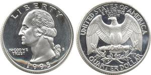 1/4 Dollar Vereinigten Staaten von Amerika (1776 - ) Kupfer/Nickel George Washington