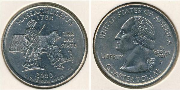 1/4 Dollar Vereinigten Staaten von Amerika (1776 - ) Kupfer/Nickel 