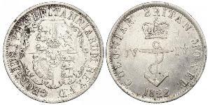 1/4 Dollar Britisch-Indien (1858-1947) Silber Georg IV (1762-1830)