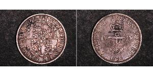 1/4 Dollar Britisch-Indien (1858-1947) Silber Georg IV (1762-1830)
