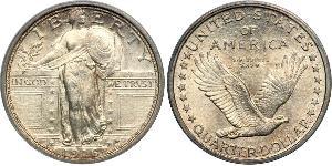 1/4 Dollar Vereinigten Staaten von Amerika (1776 - ) Silber 