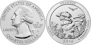 1/4 Dollar Vereinigten Staaten von Amerika (1776 - ) Silber George Washington