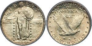 1/4 Dollar Vereinigten Staaten von Amerika (1776 - ) Silber 