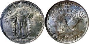 1/4 Dollar Vereinigten Staaten von Amerika (1776 - ) Silber 