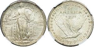 1/4 Dollar Vereinigten Staaten von Amerika (1776 - ) Silber 