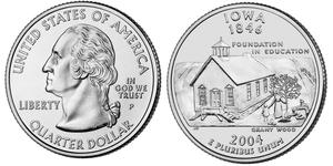 1/4 Dollar Vereinigten Staaten von Amerika (1776 - ) Silber George Washington