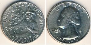 1/4 Dollar Vereinigten Staaten von Amerika (1776 - ) Silber George Washington