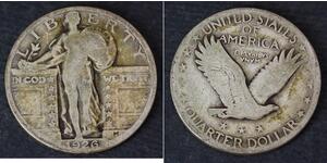 1/4 Dollar Vereinigten Staaten von Amerika (1776 - ) Silber 