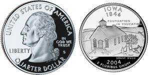 1/4 Dollar Vereinigten Staaten von Amerika (1776 - ) Silber George Washington
