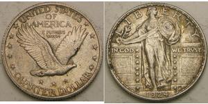 1/4 Dollar Vereinigten Staaten von Amerika (1776 - ) Silber 