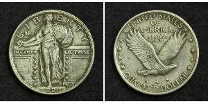 1/4 Dollar Vereinigten Staaten von Amerika (1776 - ) Silber 